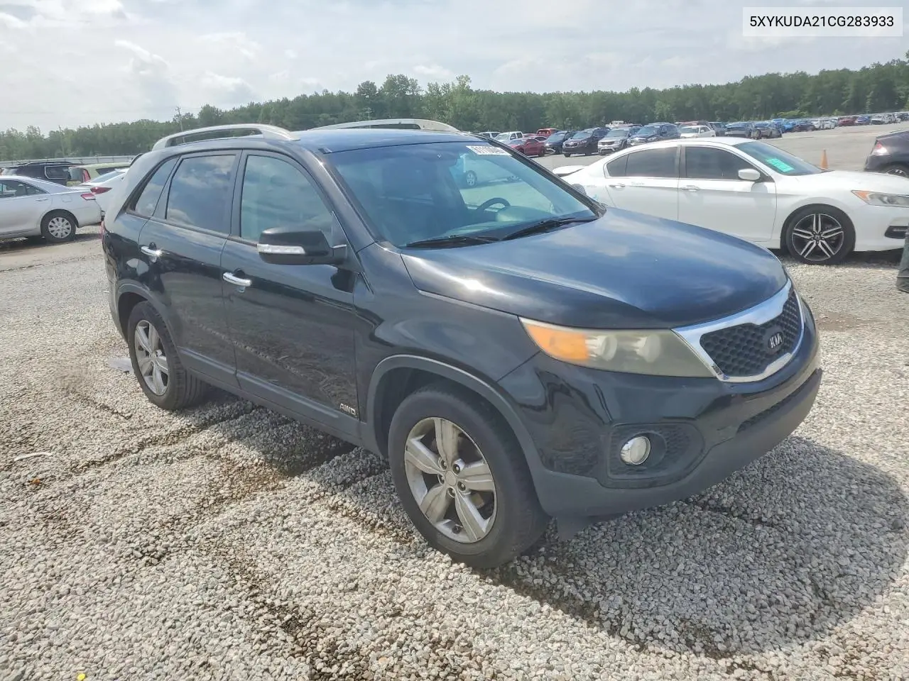 2012 Kia Sorento Ex VIN: 5XYKUDA21CG283933 Lot: 61110046