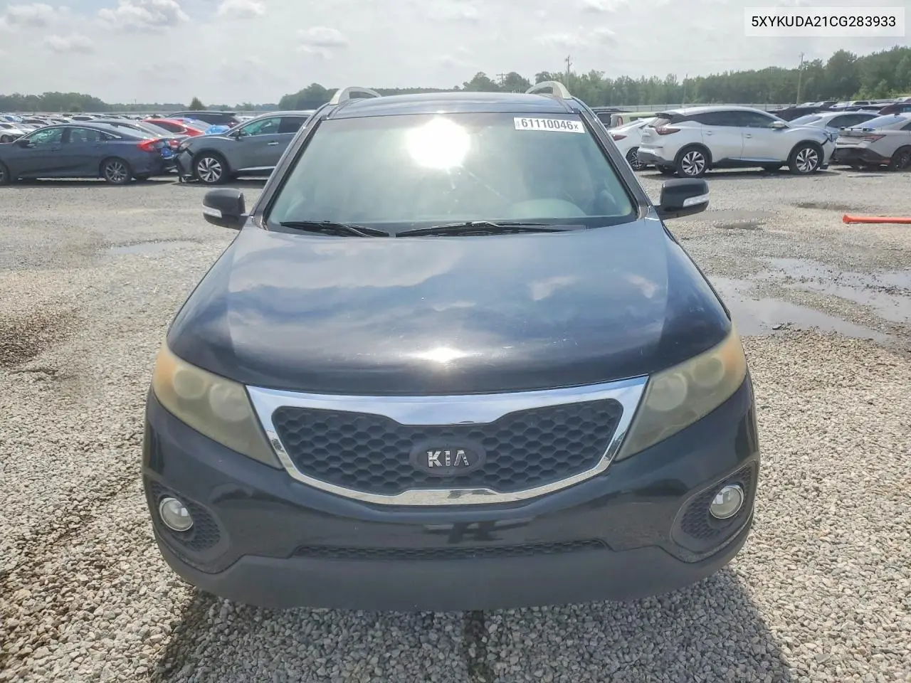 2012 Kia Sorento Ex VIN: 5XYKUDA21CG283933 Lot: 61110046