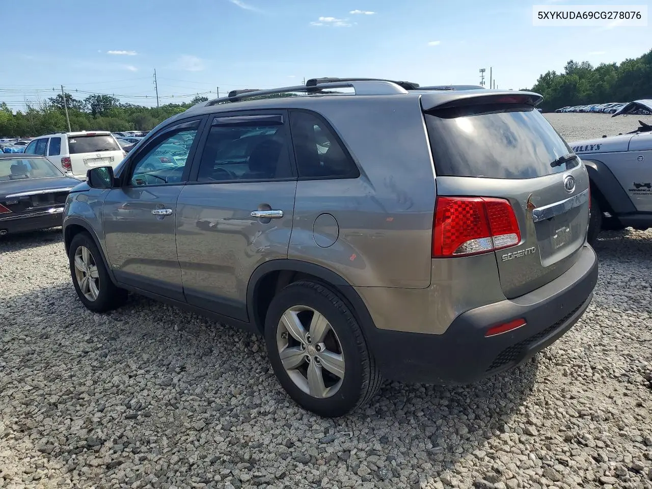 2012 Kia Sorento Ex VIN: 5XYKUDA69CG278076 Lot: 61938656