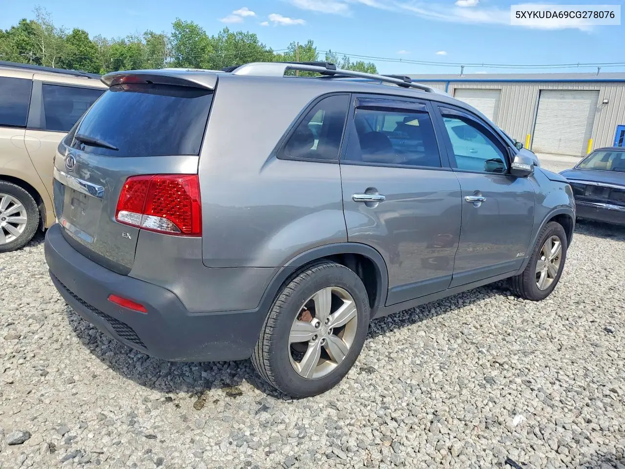 2012 Kia Sorento Ex VIN: 5XYKUDA69CG278076 Lot: 61938656