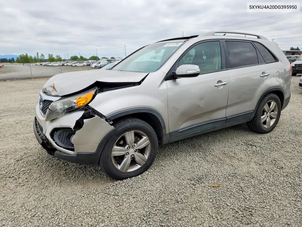 2013 Kia Sorento Ex VIN: 5XYKU4A20DG395950 Lot: 52373756