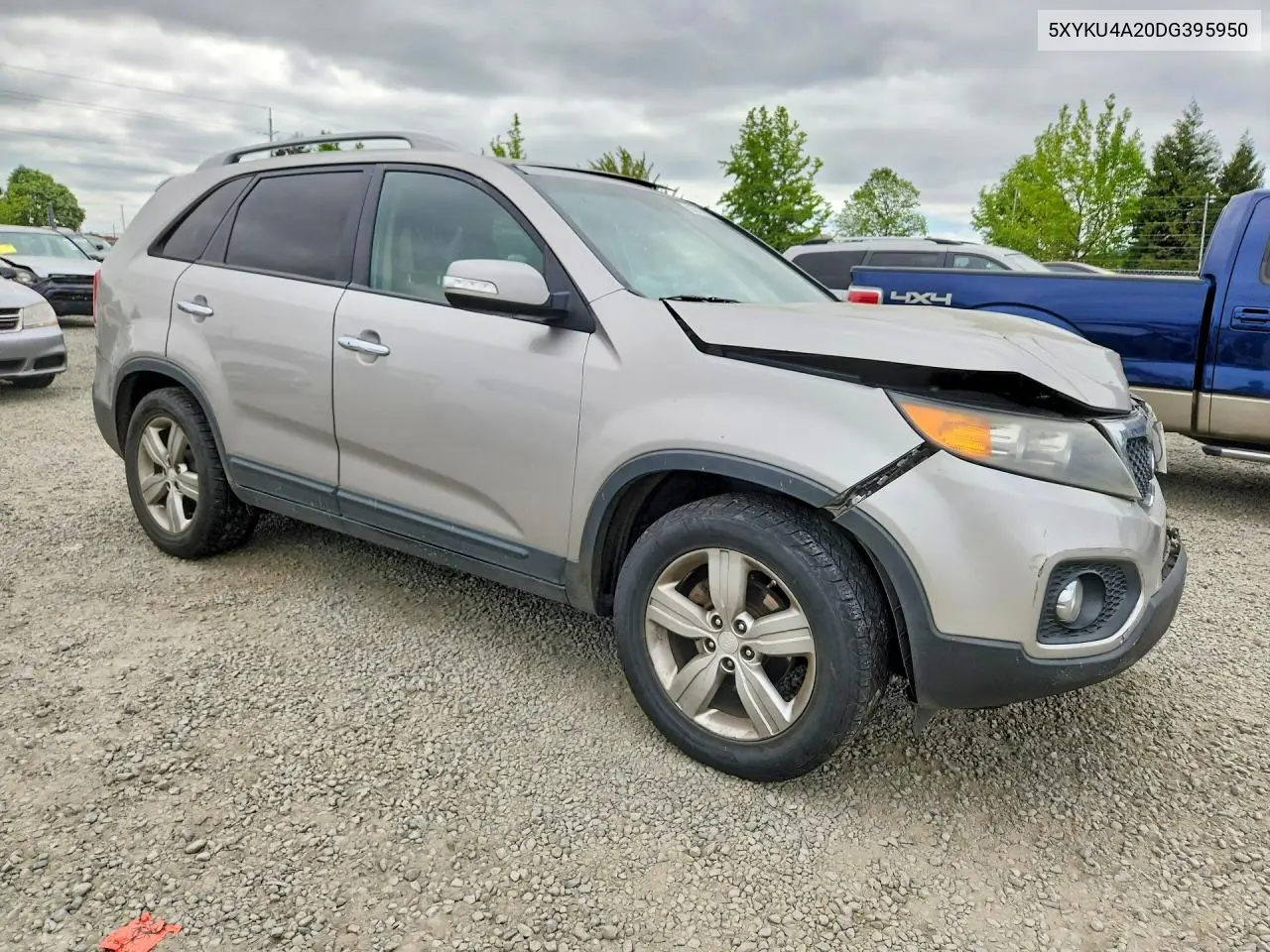 2013 Kia Sorento Ex VIN: 5XYKU4A20DG395950 Lot: 52373756