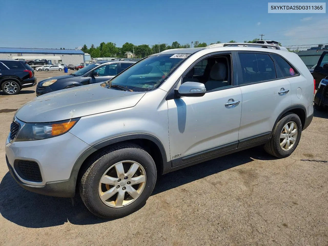 2013 Kia Sorento Lx VIN: 5XYKTDA25DG311365 Lot: 54368756