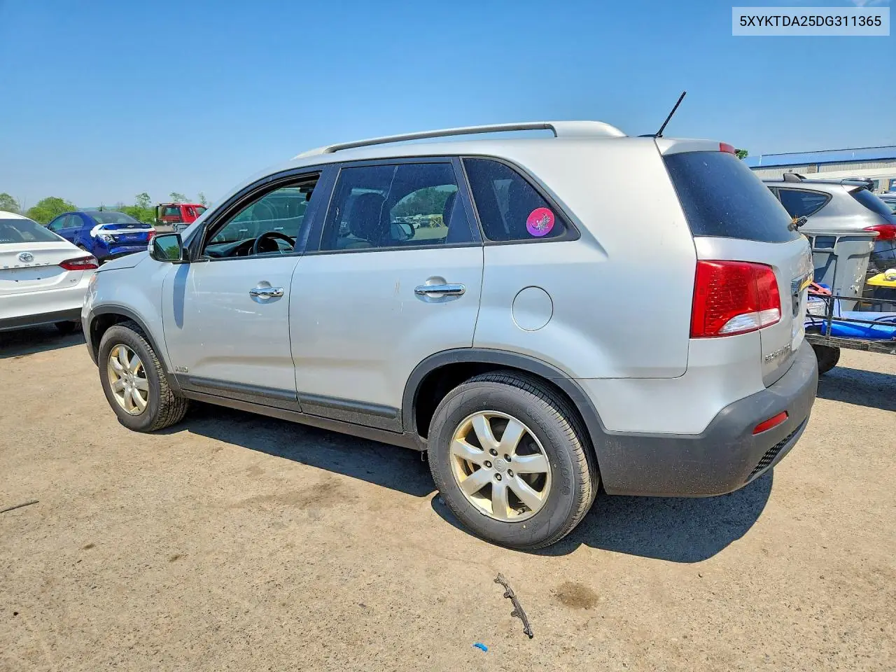 2013 Kia Sorento Lx VIN: 5XYKTDA25DG311365 Lot: 54368756
