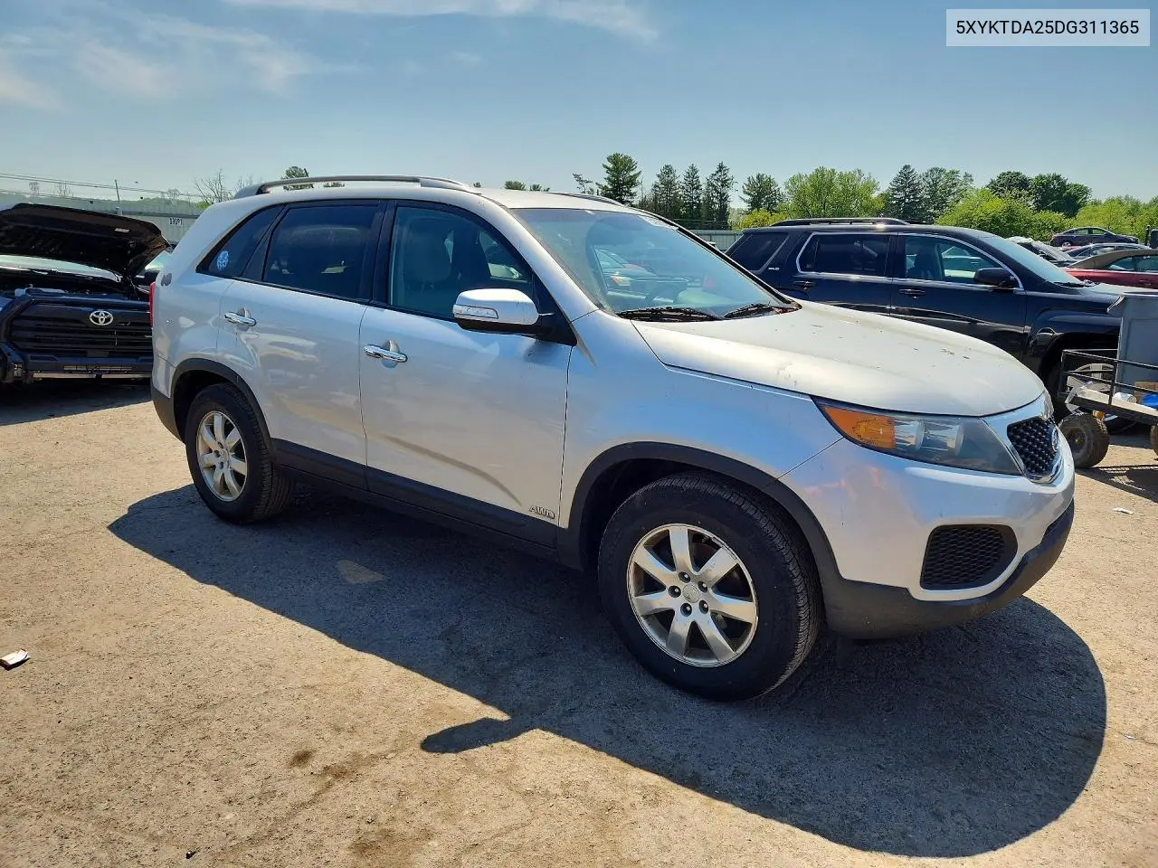 2013 Kia Sorento Lx VIN: 5XYKTDA25DG311365 Lot: 54368756