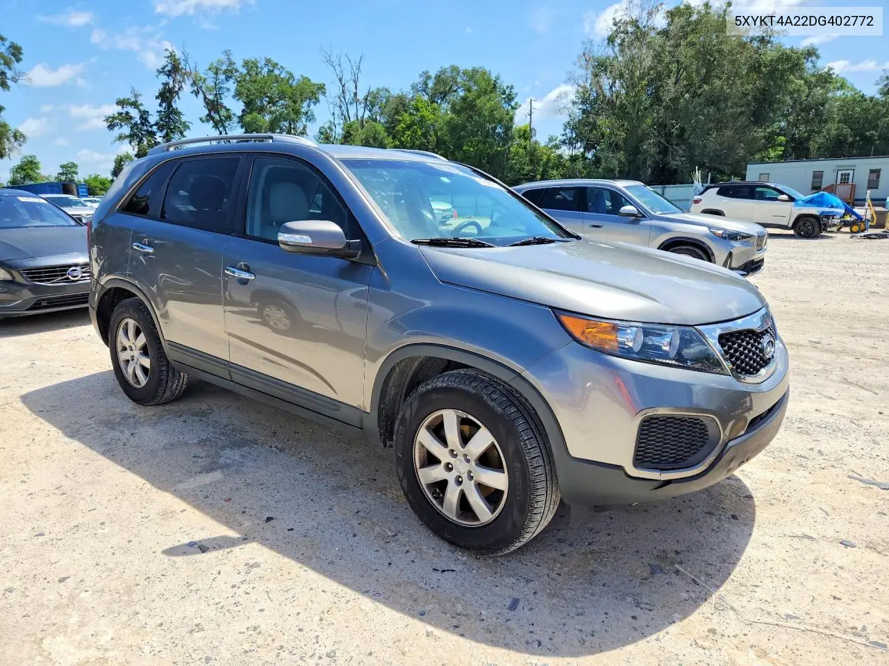 2013 Kia Sorento Lx VIN: 5XYKT4A22DG402772 Lot: 61008176