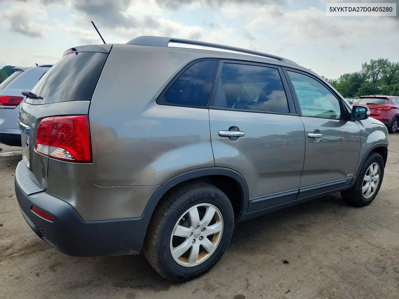 2013 Kia Sorento Lx VIN: 5XYKTDA27DG405280 Lot: 61527776