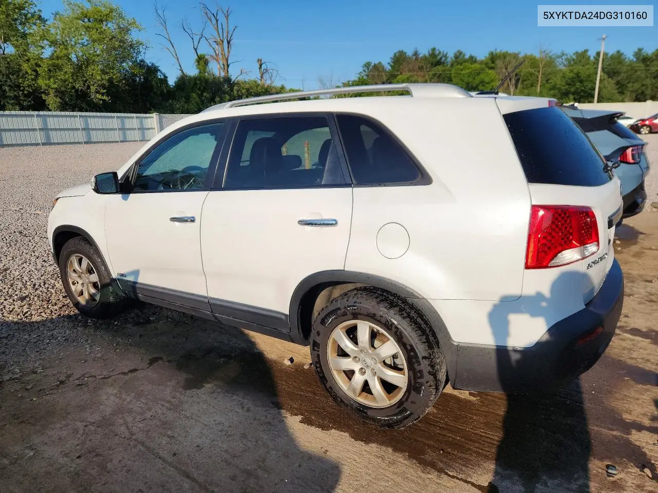 2013 Kia Sorento Lx VIN: 5XYKTDA24DG310160 Lot: 61721086