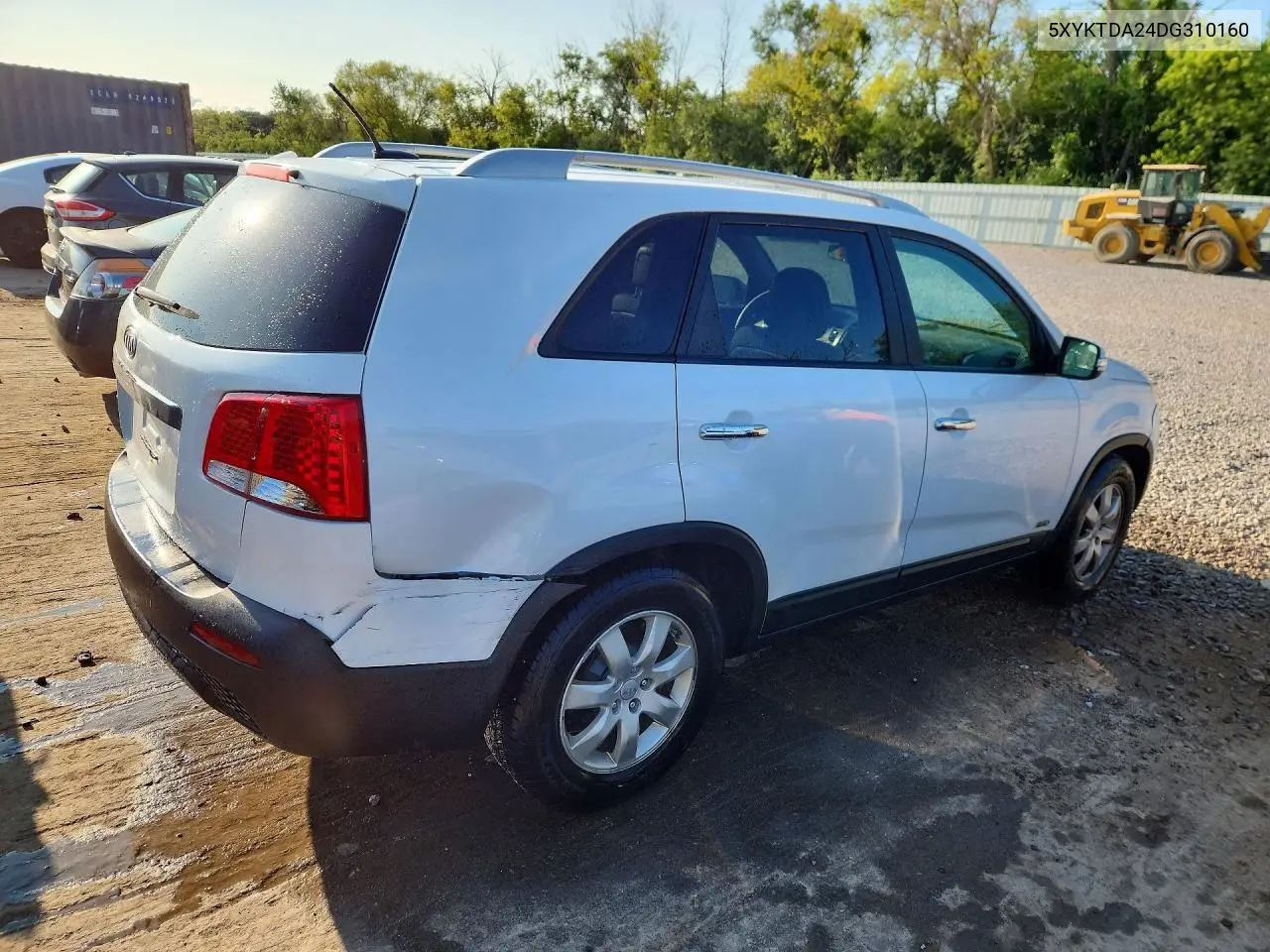 2013 Kia Sorento Lx VIN: 5XYKTDA24DG310160 Lot: 61721086