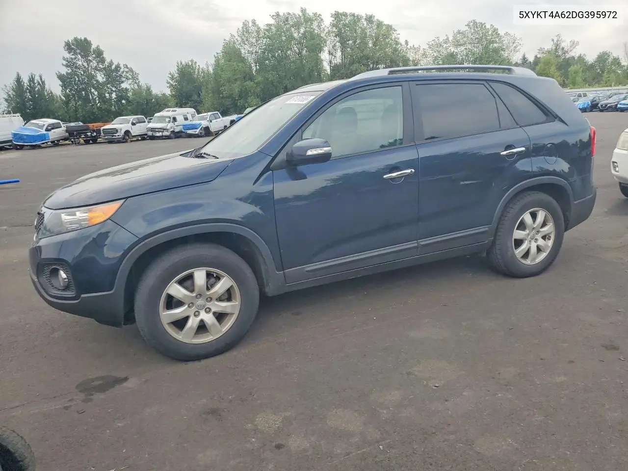 2013 Kia Sorento Lx VIN: 5XYKT4A62DG395972 Lot: 61791666