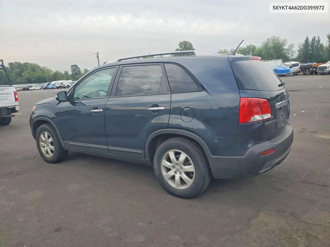 2013 Kia Sorento Lx VIN: 5XYKT4A62DG395972 Lot: 61791666