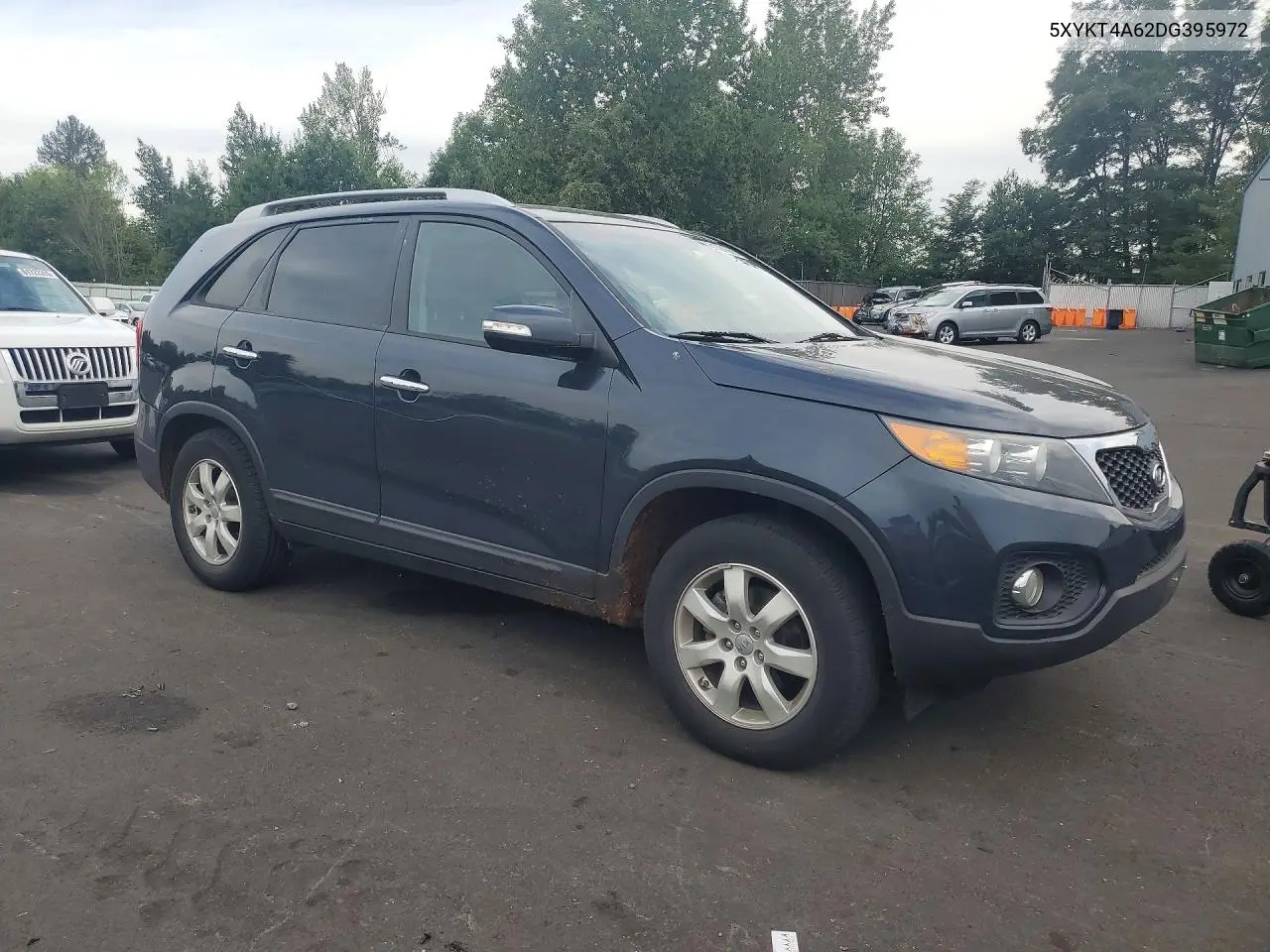 2013 Kia Sorento Lx VIN: 5XYKT4A62DG395972 Lot: 61791666