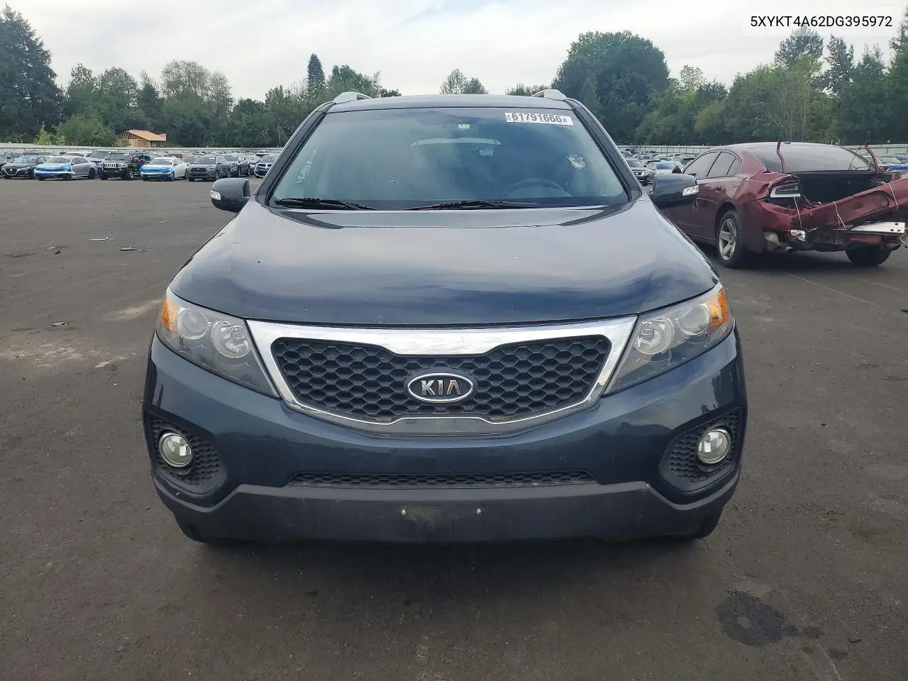 2013 Kia Sorento Lx VIN: 5XYKT4A62DG395972 Lot: 61791666