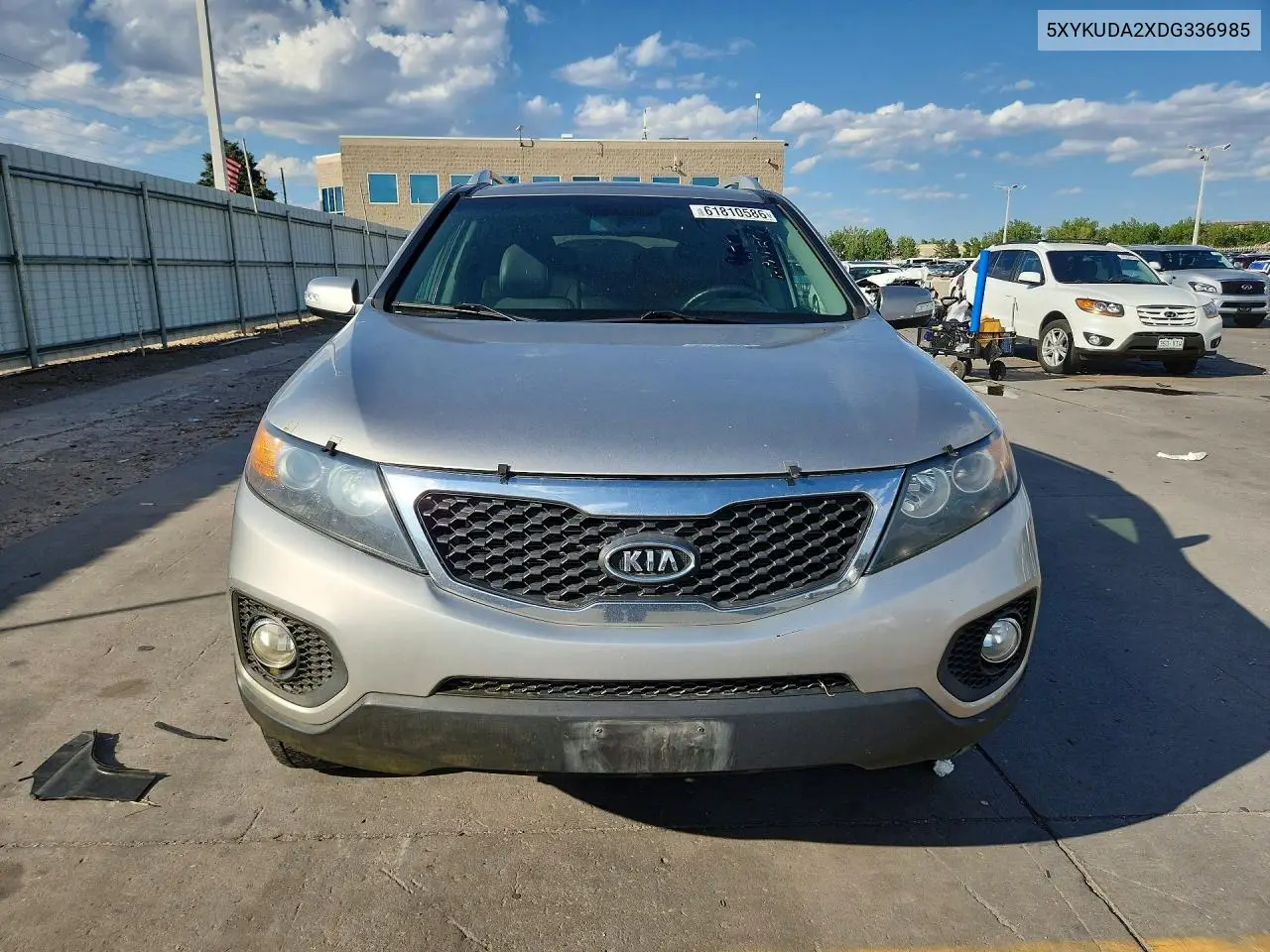 2013 Kia Sorento Ex VIN: 5XYKUDA2XDG336985 Lot: 61810586