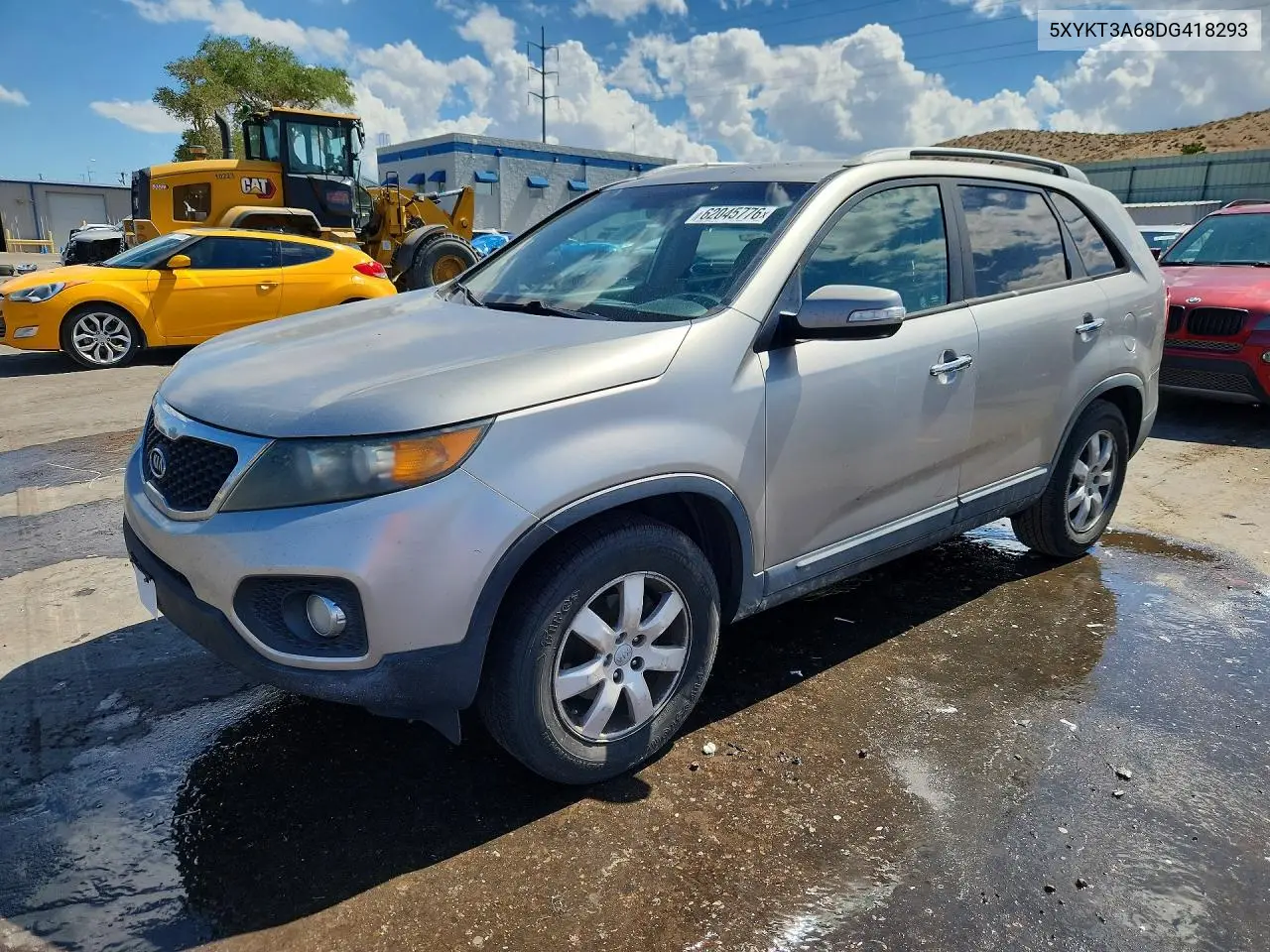 2013 Kia Sorento Lx VIN: 5XYKT3A68DG418293 Lot: 62045776