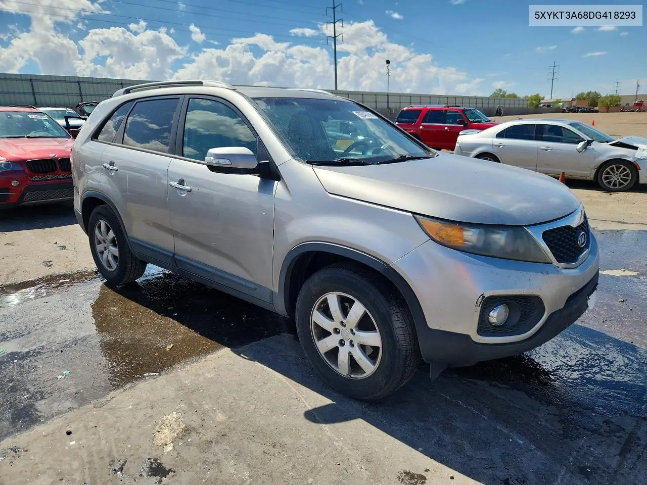 2013 Kia Sorento Lx VIN: 5XYKT3A68DG418293 Lot: 62045776