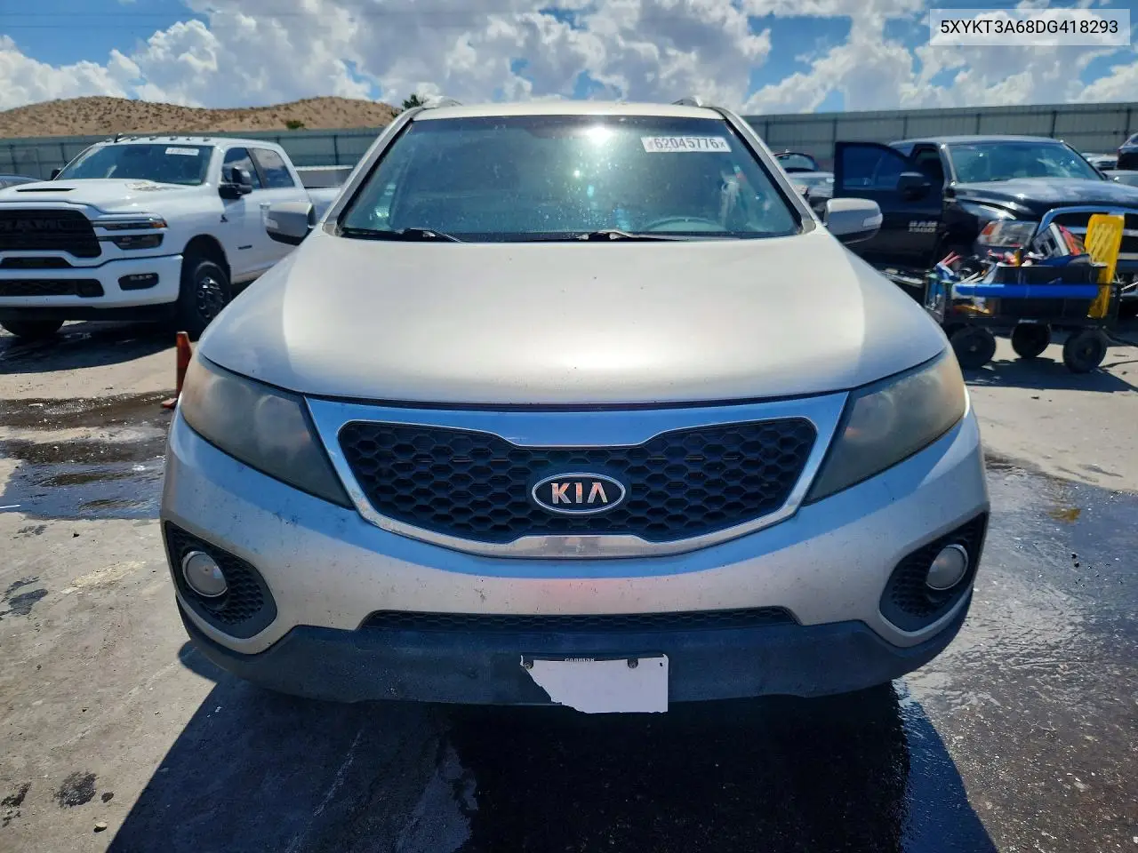 2013 Kia Sorento Lx VIN: 5XYKT3A68DG418293 Lot: 62045776