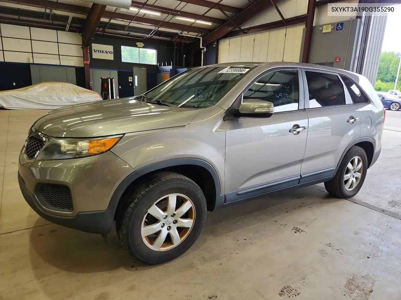 2013 Kia Sorento Lx VIN: 5XYKT3A19DG355290 Lot: 62386966