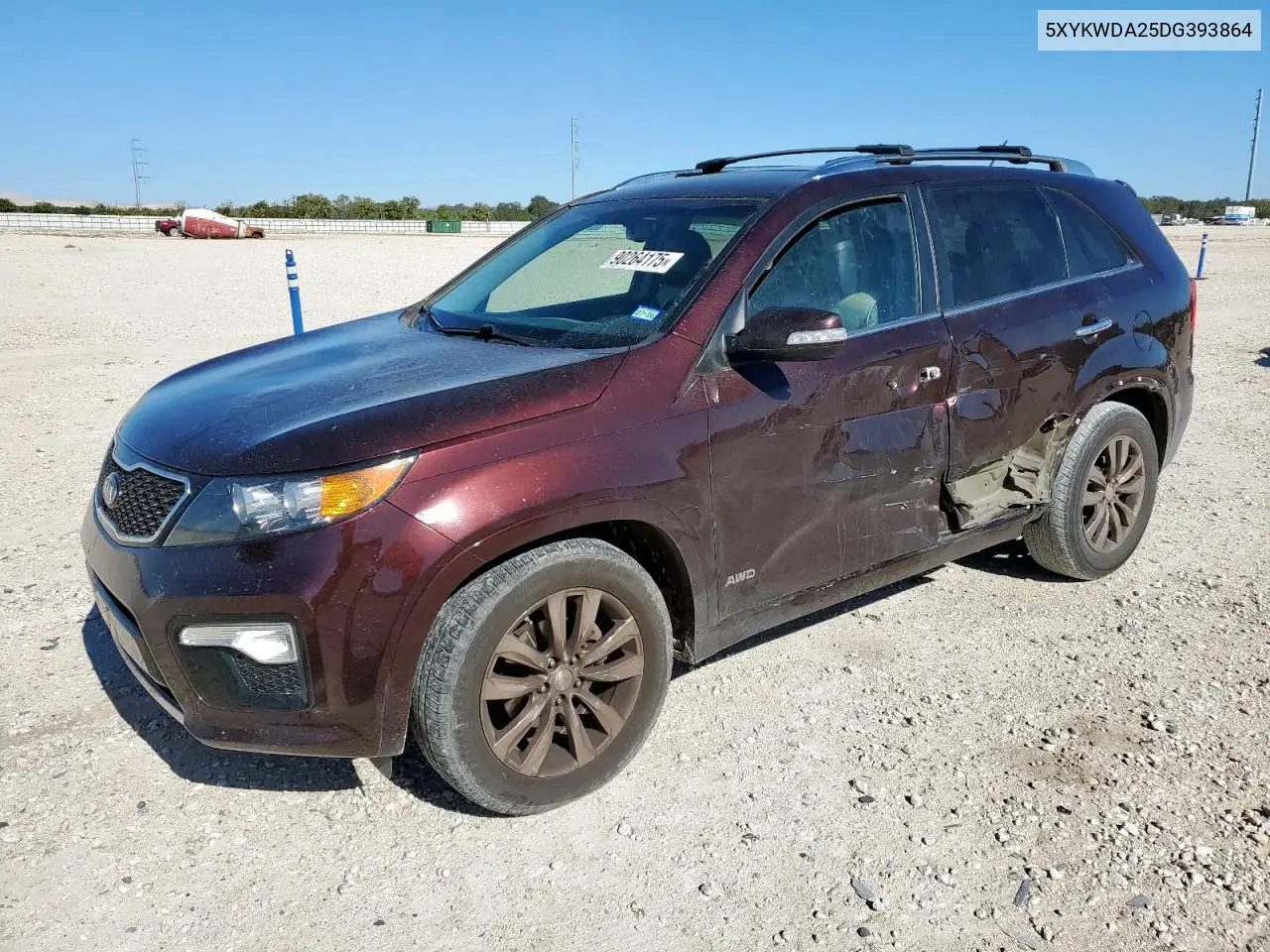 5XYKWDA25DG393864 2013 Kia Sorento Sx