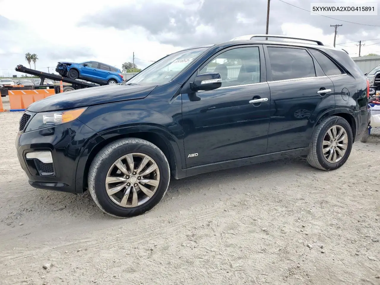 5XYKWDA2XDG415891 2013 Kia Sorento Sx