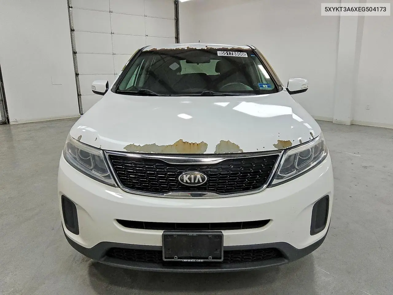 2014 Kia Sorento Lx VIN: 5XYKT3A6XEG504173 Lot: 55178806