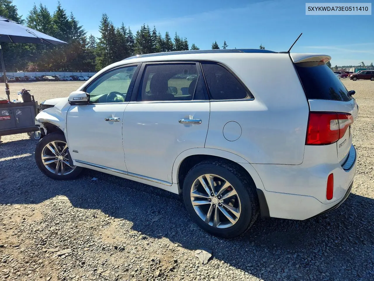 2014 Kia Sorento Sx Limited VIN: 5XYKWDA73EG511410 Lot: 57596826