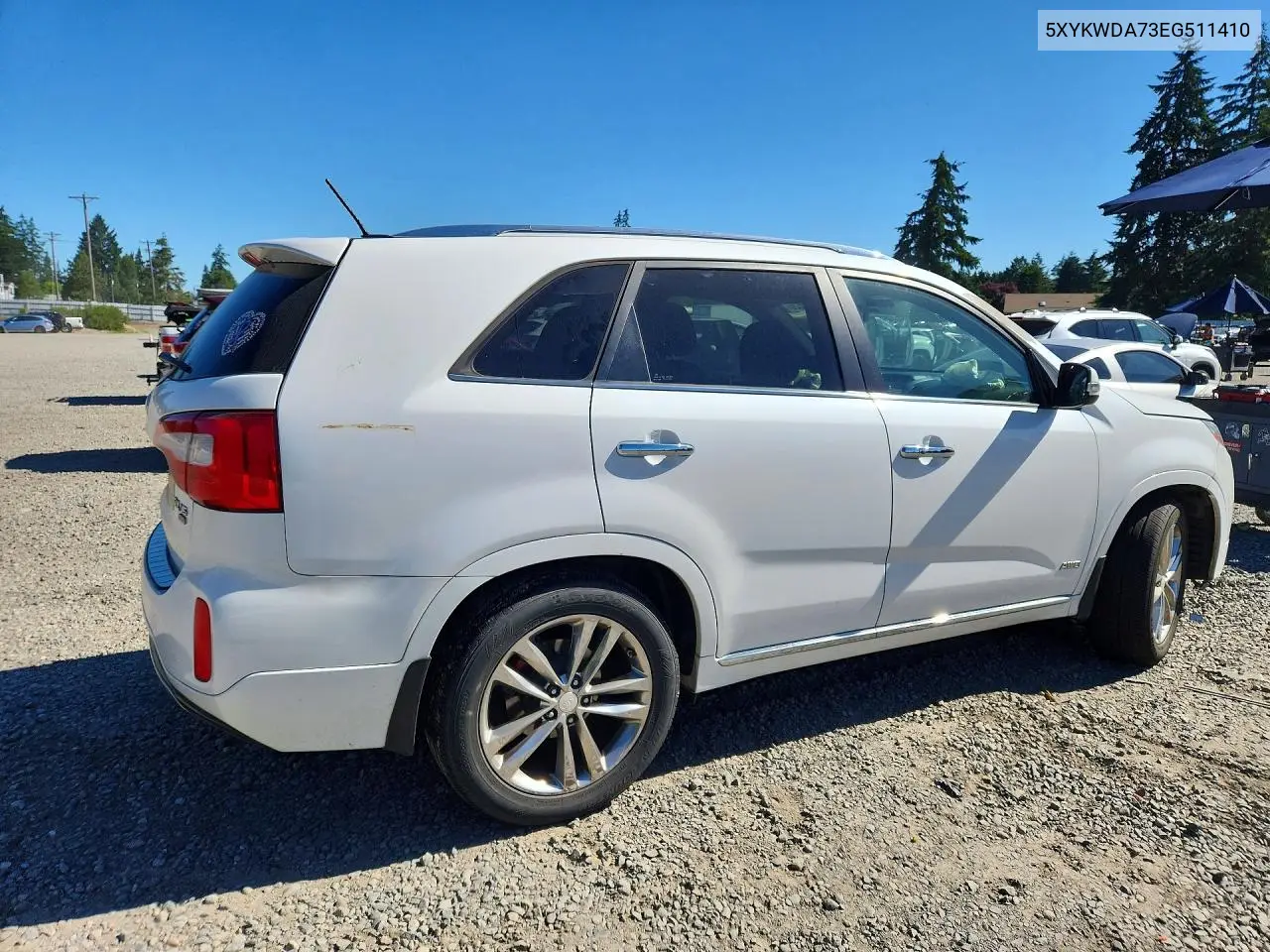 2014 Kia Sorento Sx Limited VIN: 5XYKWDA73EG511410 Lot: 57596826