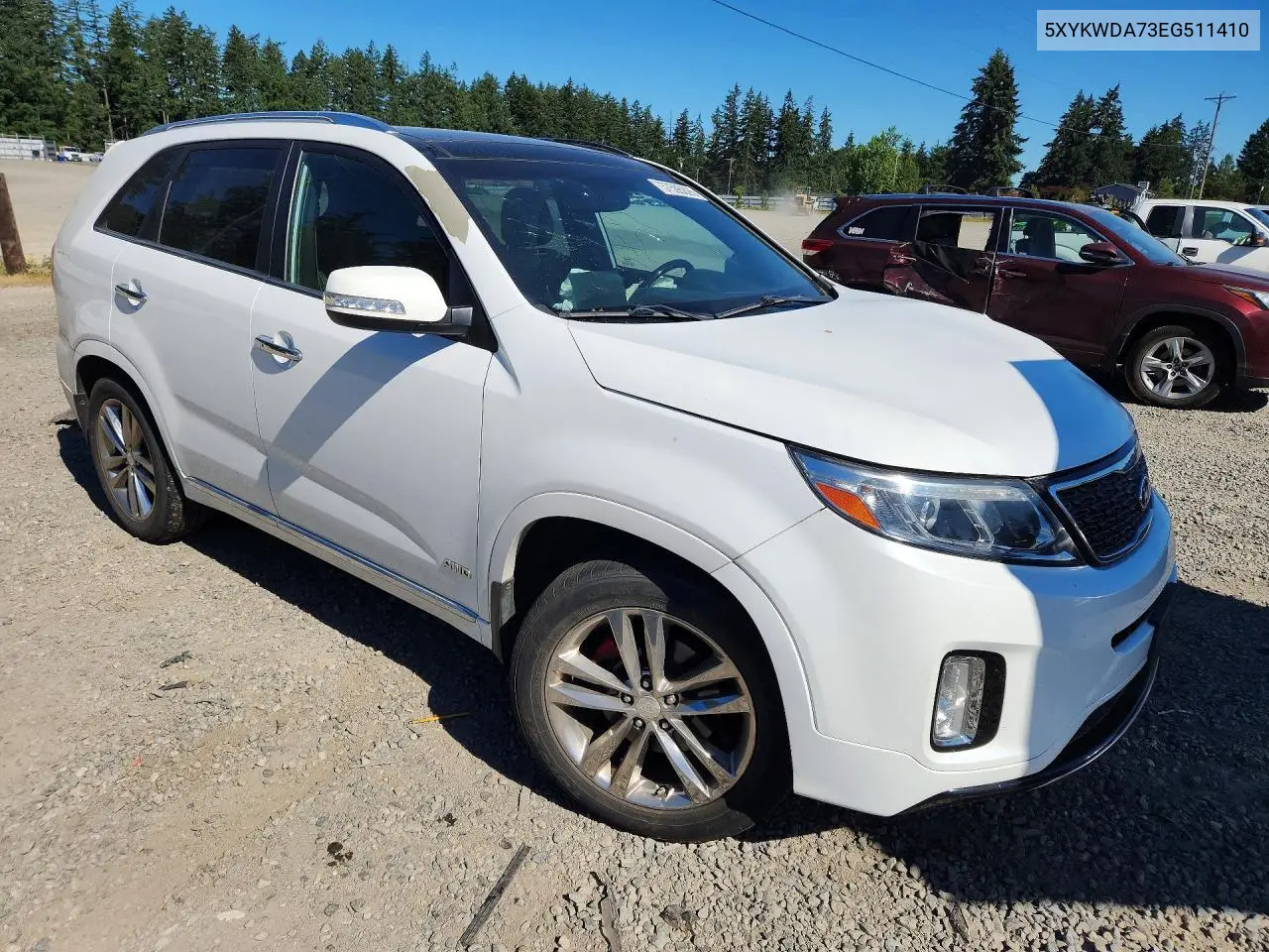 2014 Kia Sorento Sx Limited VIN: 5XYKWDA73EG511410 Lot: 57596826
