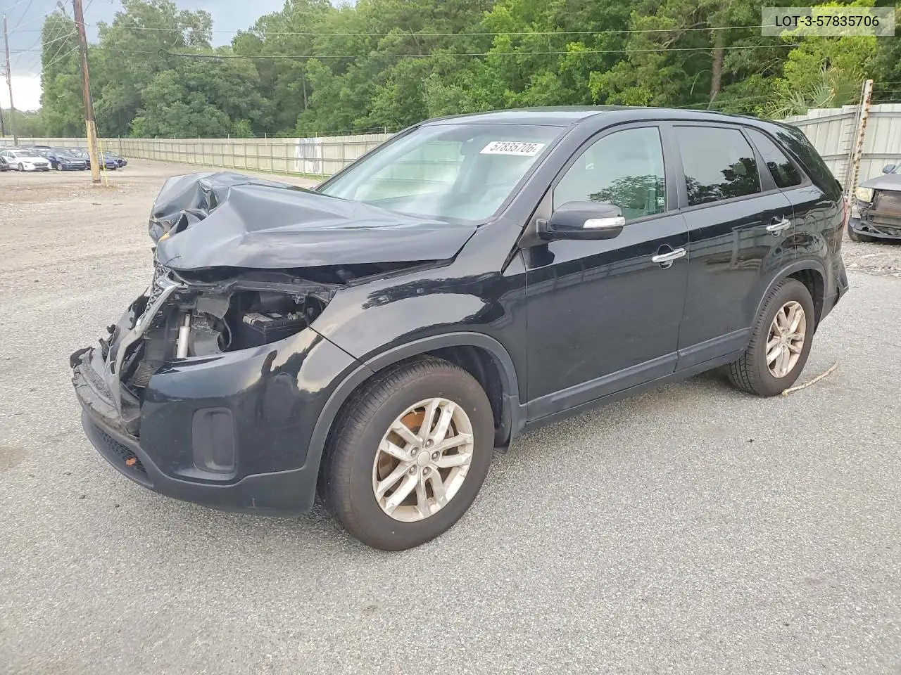 2014 Kia Sorento VIN: 5XYKT3A68EG444653 Lot: 57835706