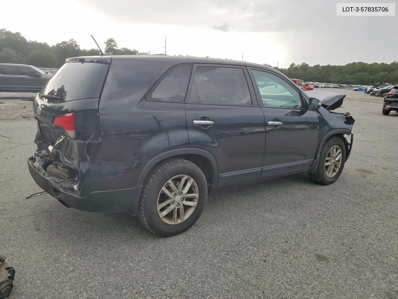 2014 Kia Sorento VIN: 5XYKT3A68EG444653 Lot: 57835706