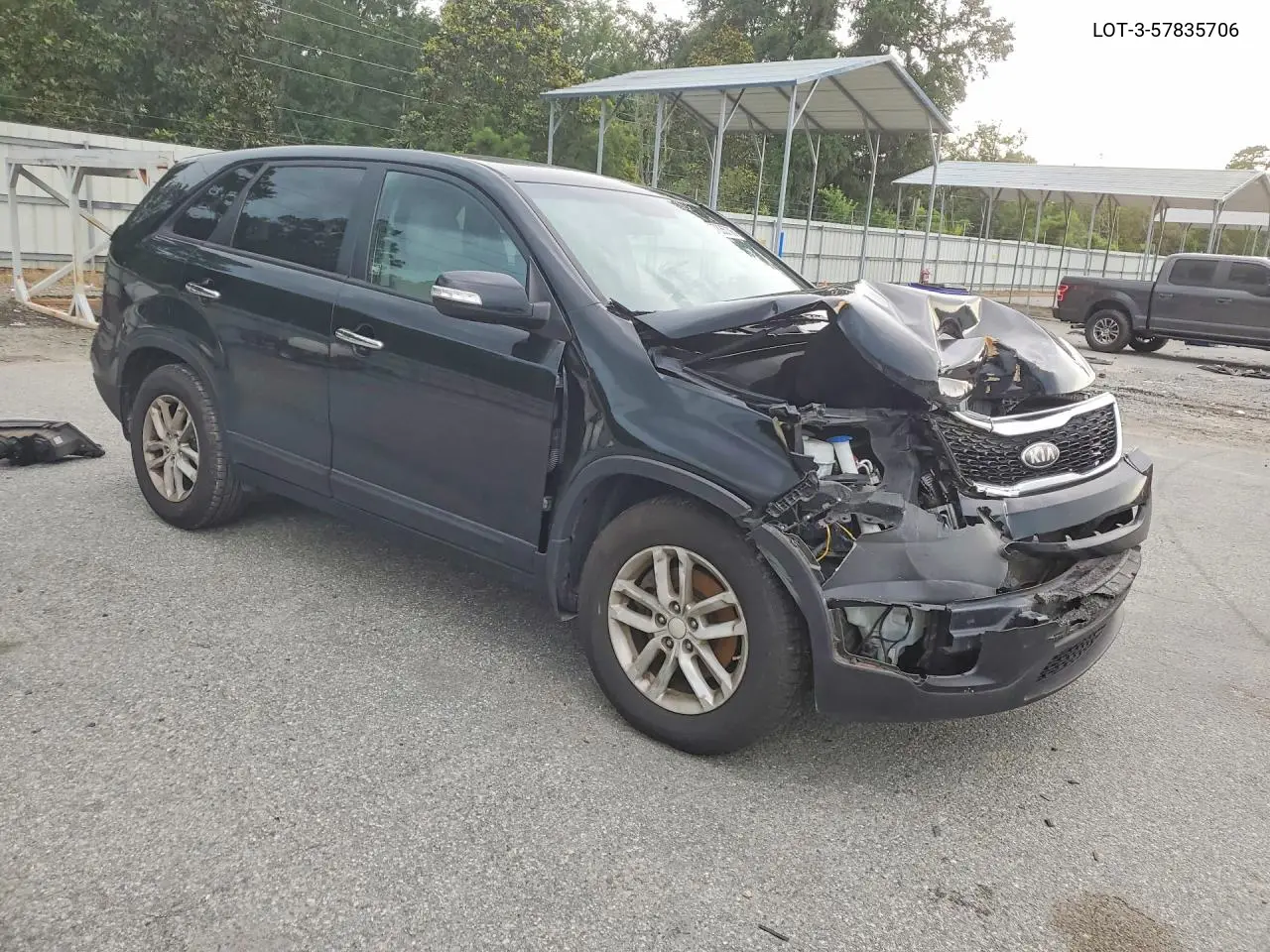 2014 Kia Sorento VIN: 5XYKT3A68EG444653 Lot: 57835706