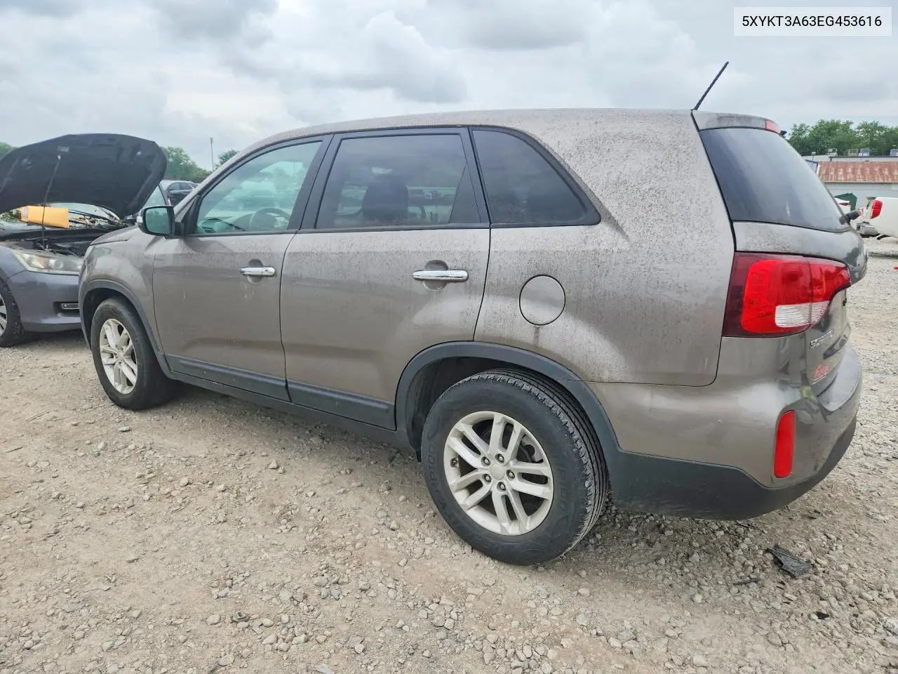 2014 Kia Sorento Lx VIN: 5XYKT3A63EG453616 Lot: 58809436