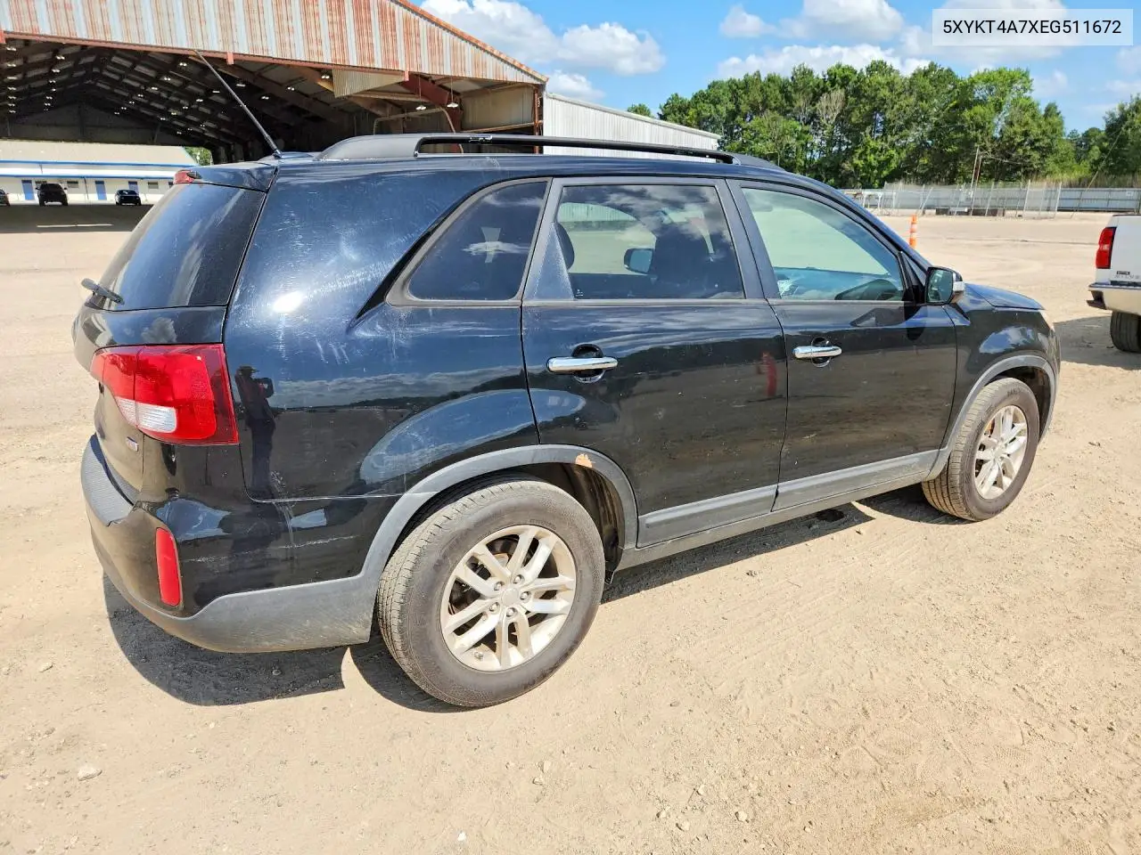 2014 Kia Sorento Lx VIN: 5XYKT4A7XEG511672 Lot: 59079156