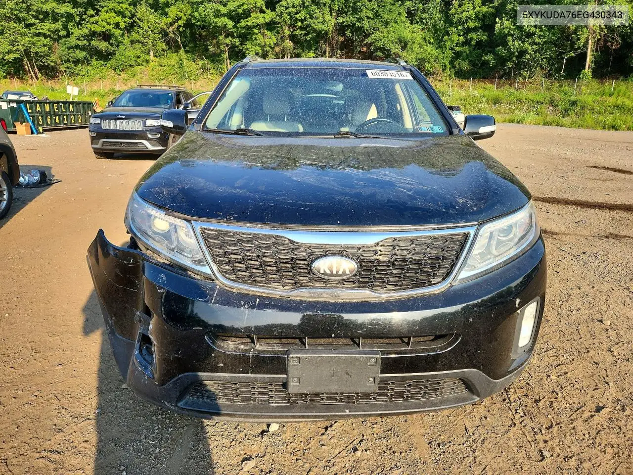 2014 Kia Sorento Ex VIN: 5XYKUDA76EG430343 Lot: 60384516