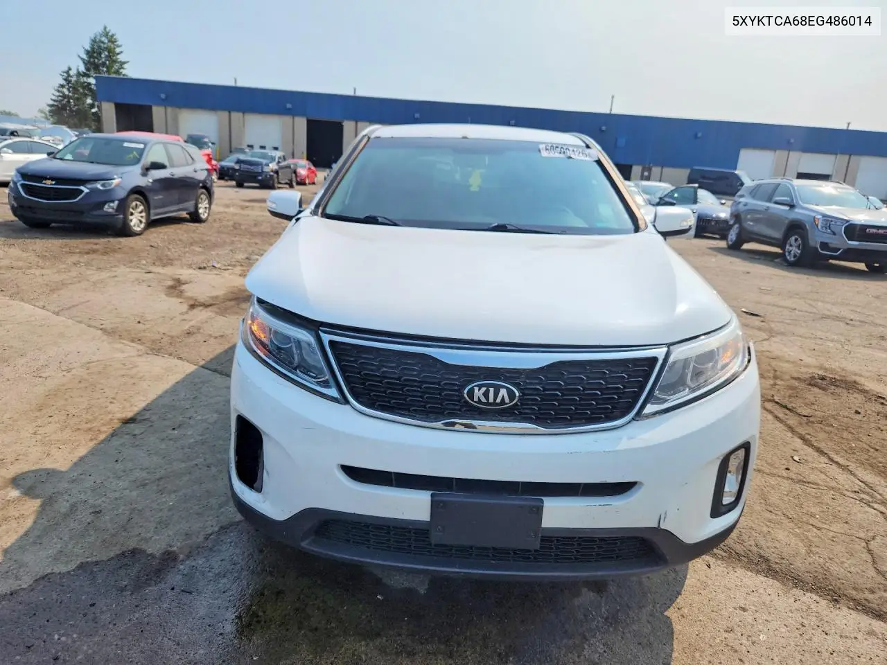 2014 Kia Sorento Lx VIN: 5XYKTCA68EG486014 Lot: 60590426