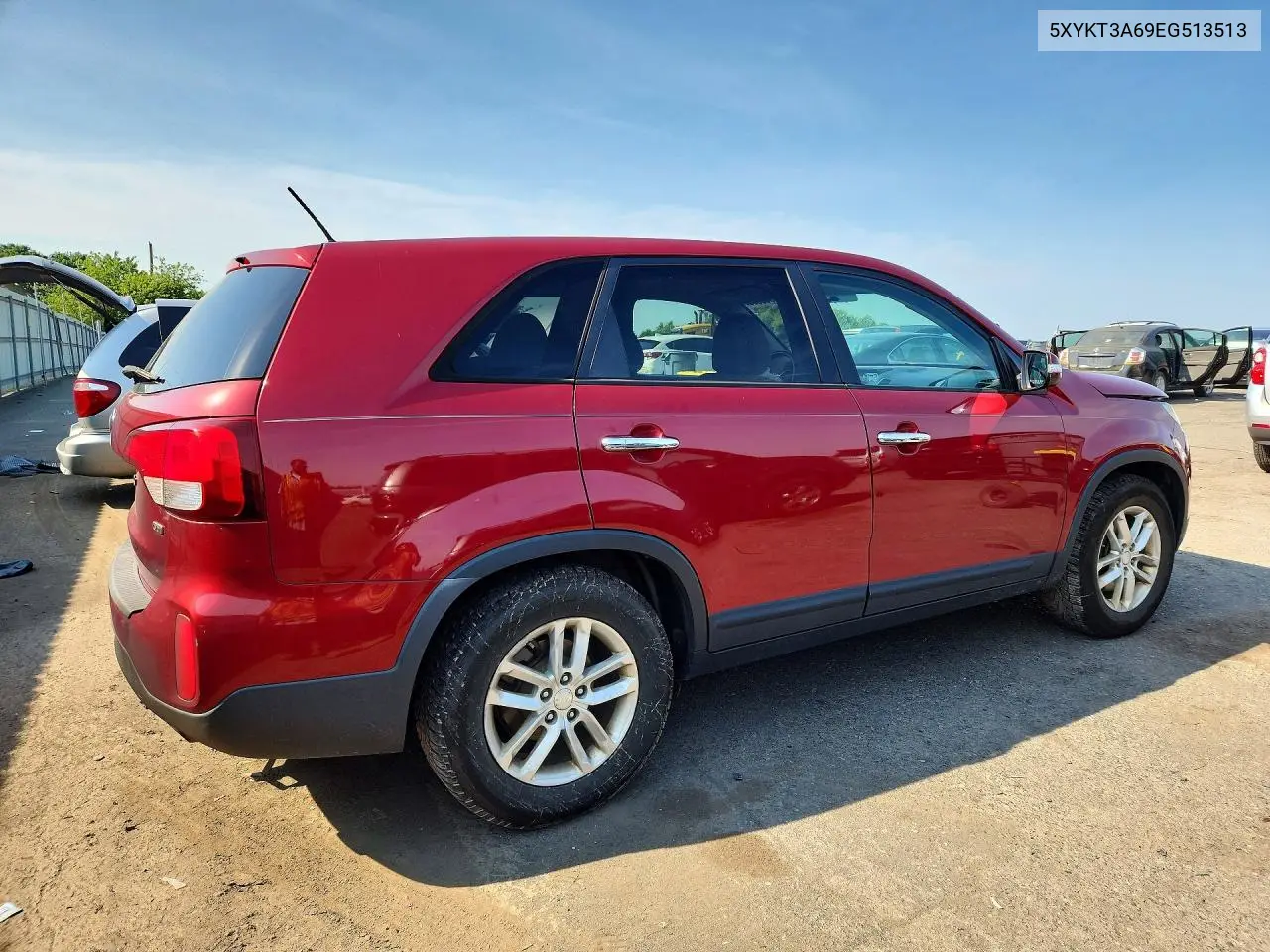 2014 Kia Sorento Lx VIN: 5XYKT3A69EG513513 Lot: 60959366