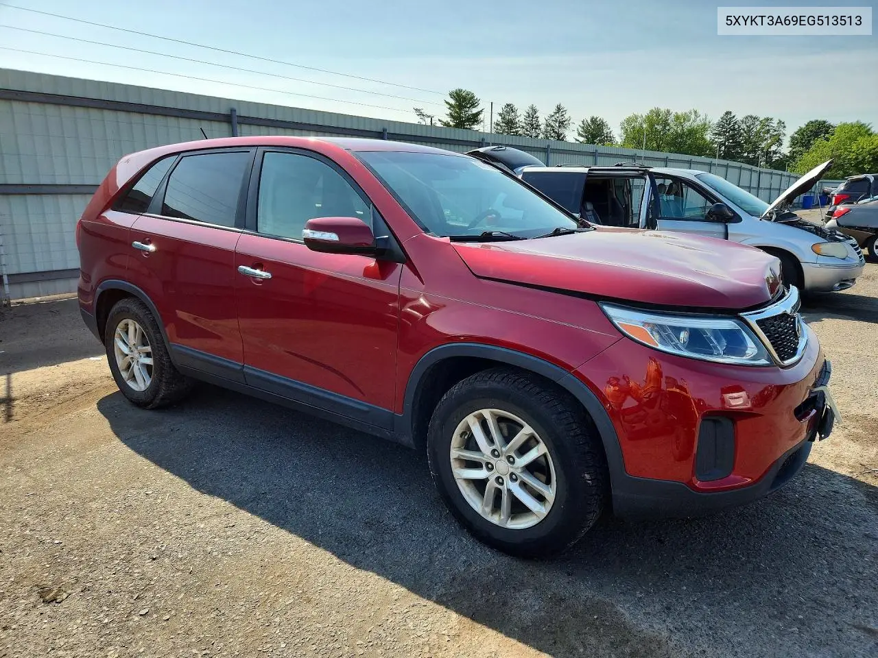 2014 Kia Sorento Lx VIN: 5XYKT3A69EG513513 Lot: 60959366