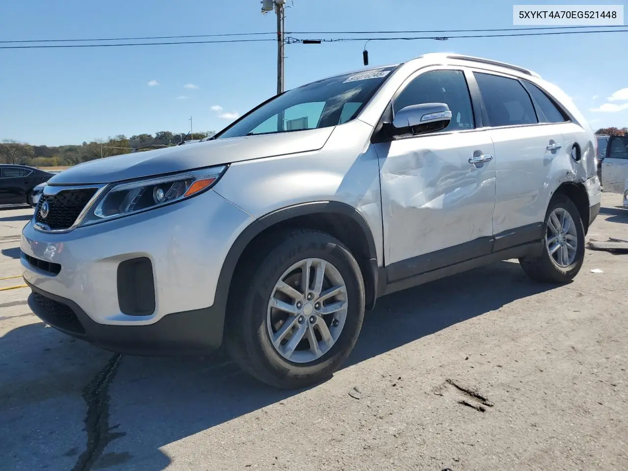5XYKT4A70EG521448 2014 Kia Sorento Lx
