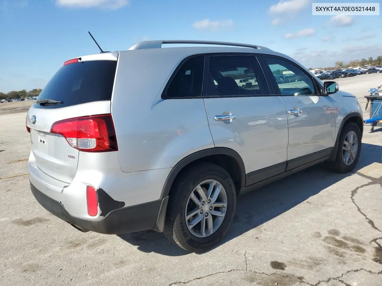5XYKT4A70EG521448 2014 Kia Sorento Lx