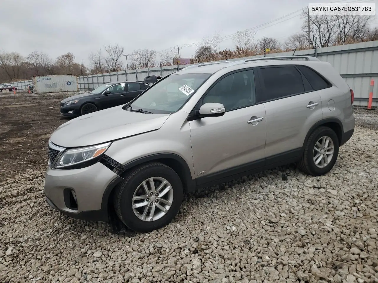 5XYKTCA67EG531783 2014 Kia Sorento Lx