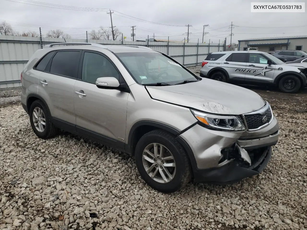 5XYKTCA67EG531783 2014 Kia Sorento Lx