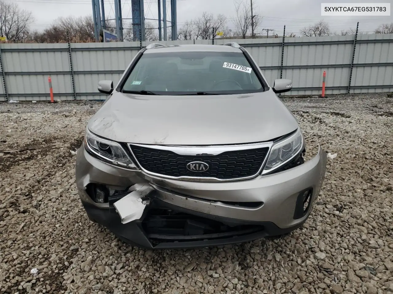 5XYKTCA67EG531783 2014 Kia Sorento Lx
