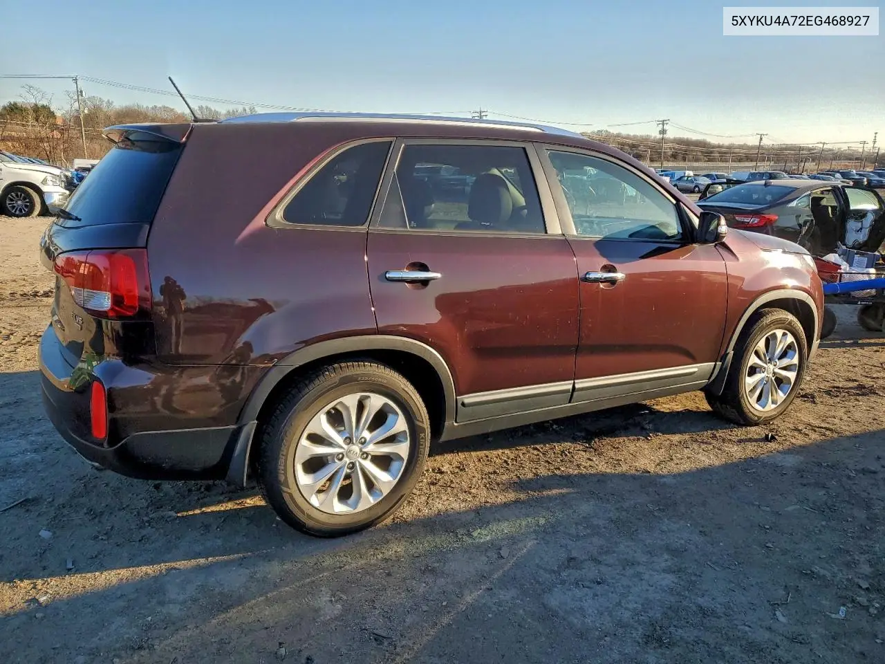 5XYKU4A72EG468927 2014 Kia Sorento Ex