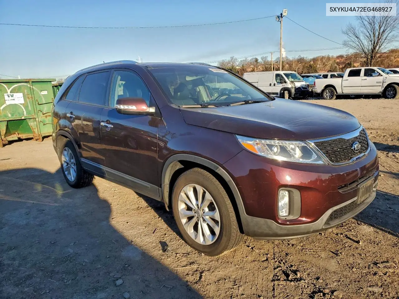 5XYKU4A72EG468927 2014 Kia Sorento Ex
