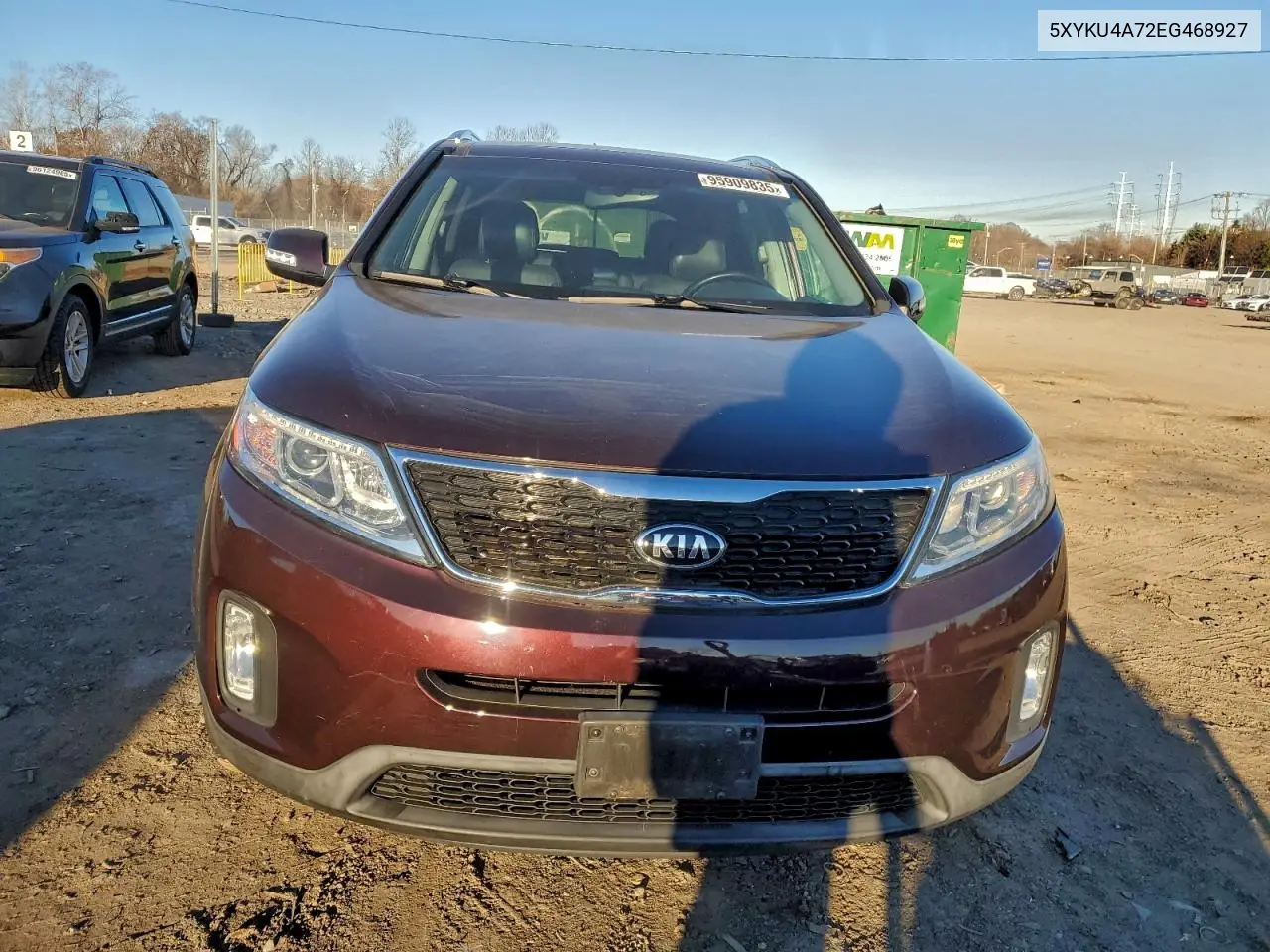 5XYKU4A72EG468927 2014 Kia Sorento Ex