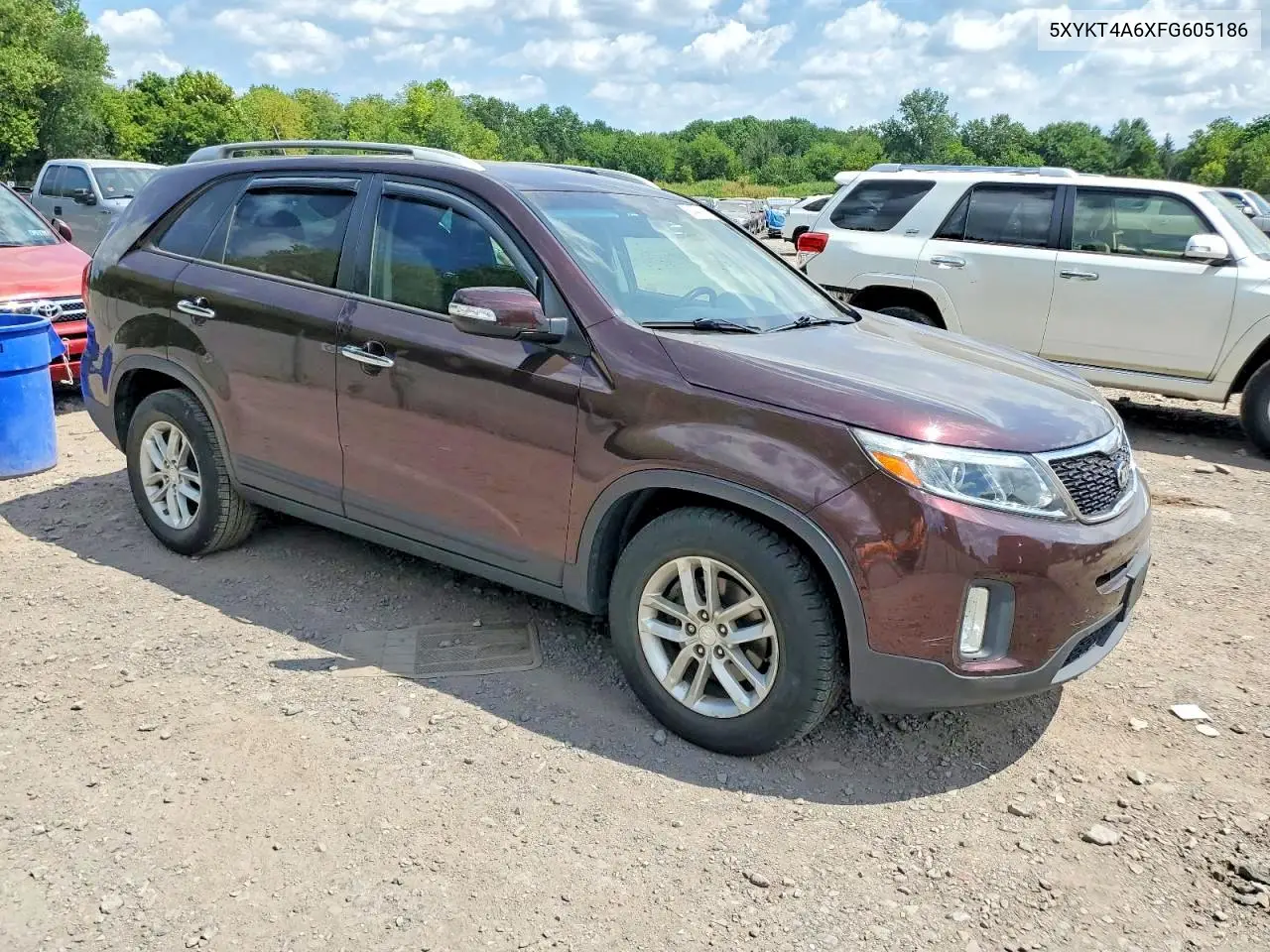 5XYKT4A6XFG605186 2015 Kia Sorento Lx