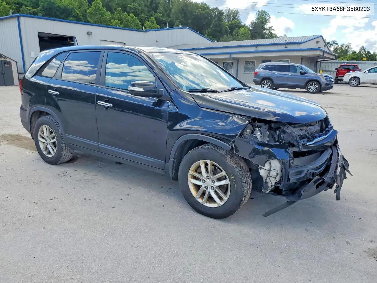 2015 Kia Sorento Lx VIN: 5XYKT3A68FG580203 Lot: 58055846