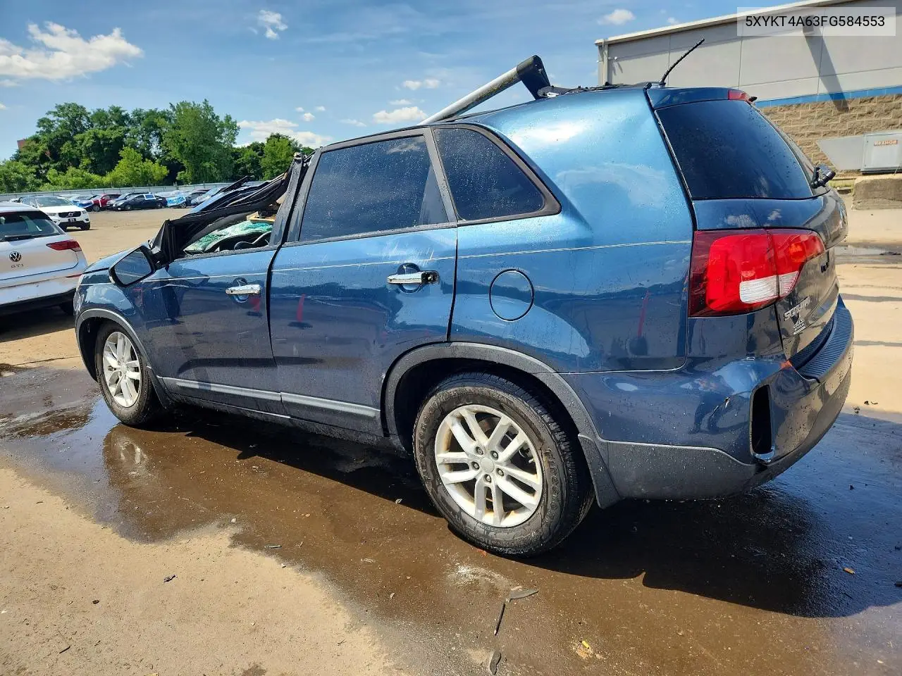 2015 Kia Sorento Lx VIN: 5XYKT4A63FG584553 Lot: 61688336