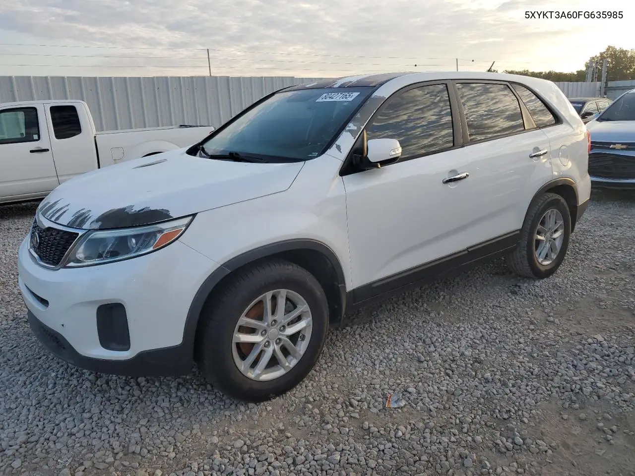 5XYKT3A60FG635985 2015 Kia Sorento Lx