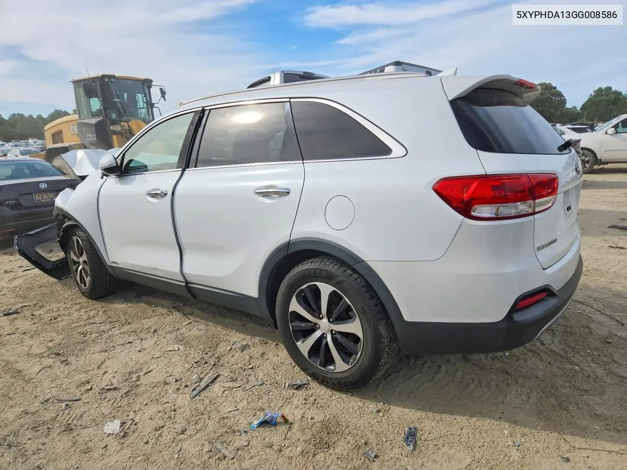 2016 Kia Sorento Ex VIN: 5XYPHDA13GG008586 Lot: 56241756